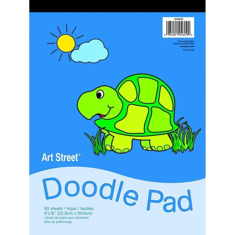 (10 Ea) Doodle Pad 9 X12