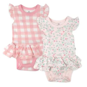 2-Pack Organic Cotton Bodysuits