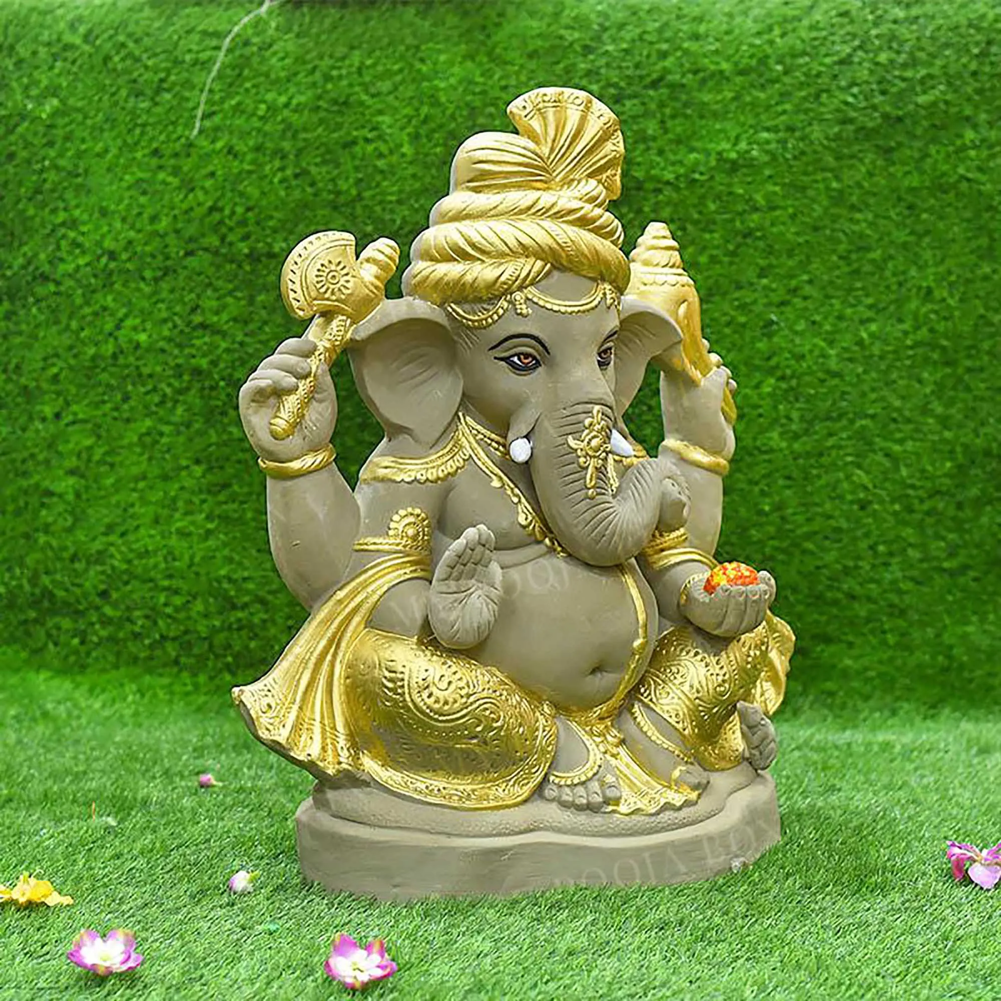 2FEET Surarighna Eco-Friendly Ganpati | Plant-A-Ganesha