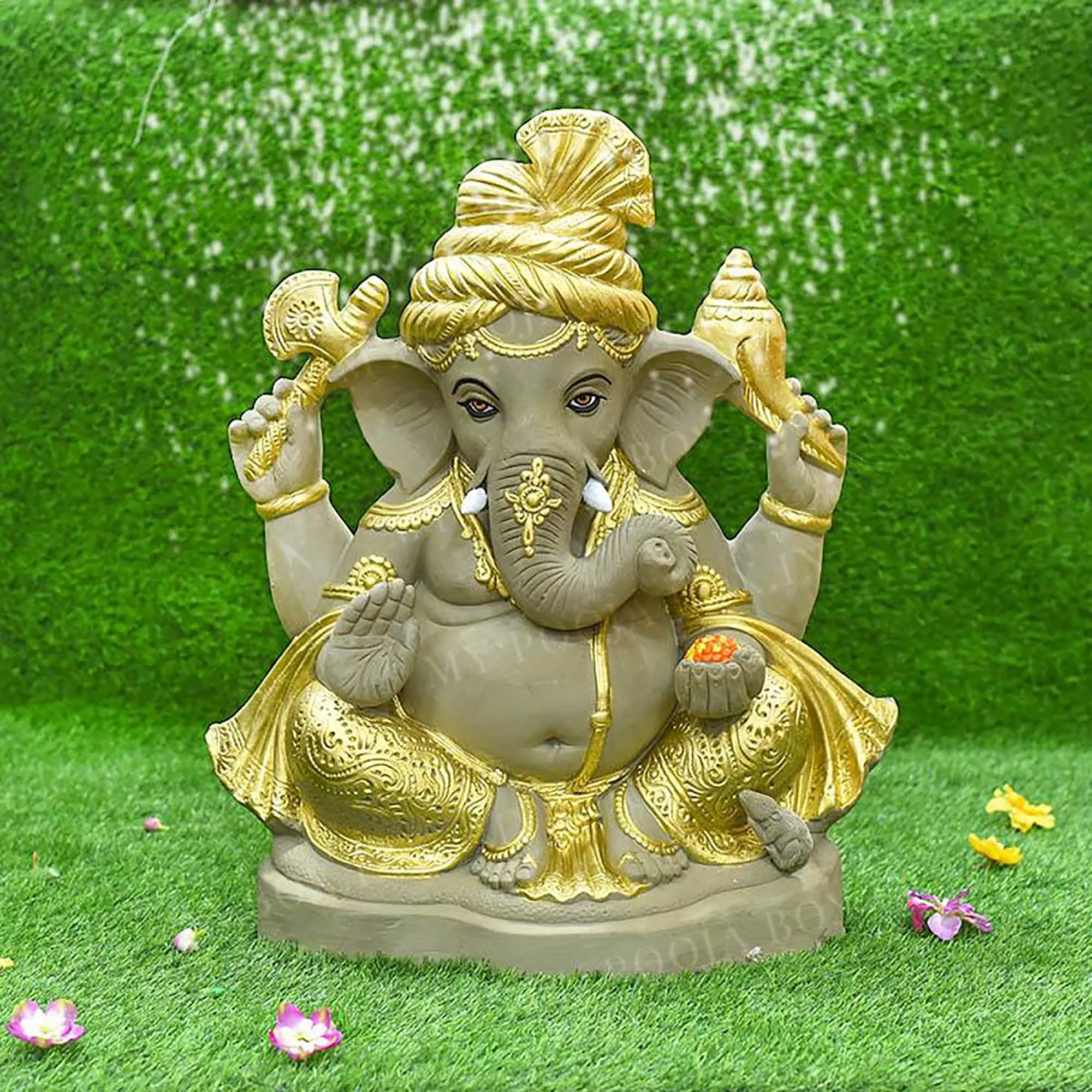 2FEET Surarighna Eco-Friendly Ganpati | Plant-A-Ganesha