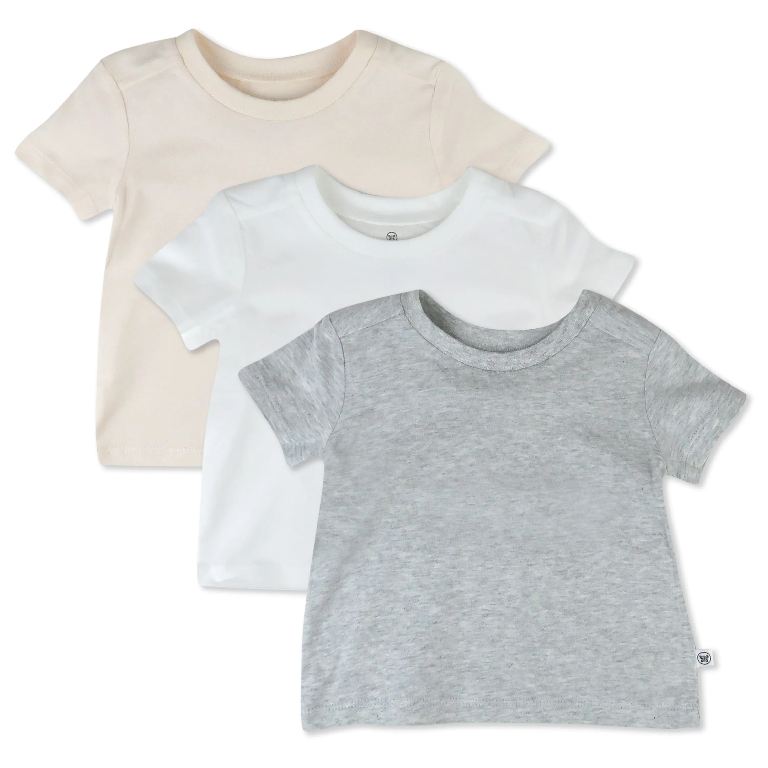 3-Pack Organic Cotton Short Sleeve T-Shirts