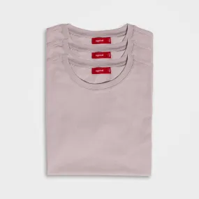 3 Pack | Women’s T-Shirts, Recycled Cotton, Sand