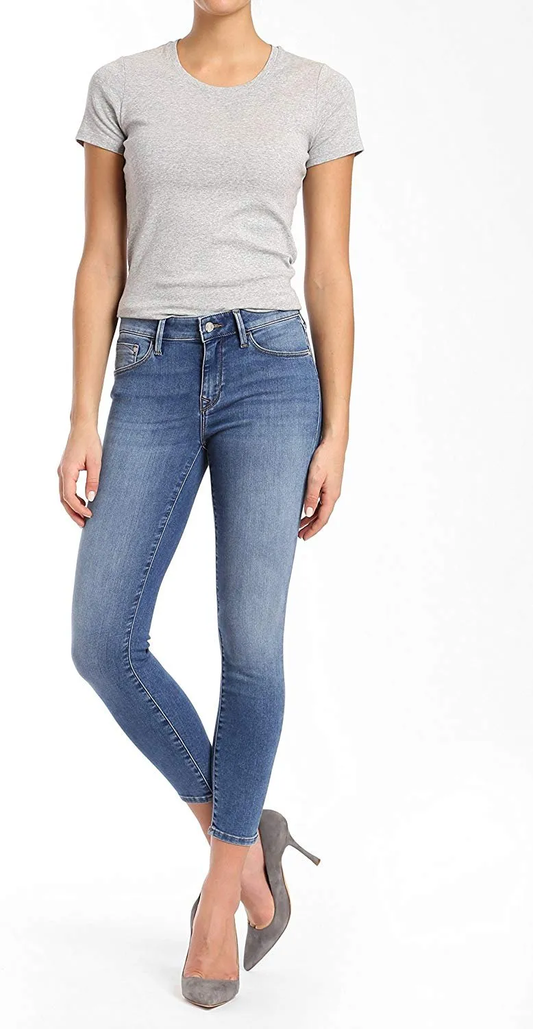 Adriana Mid Rise Super Skinny Jeans