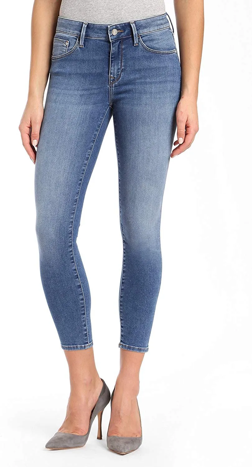 Adriana Mid Rise Super Skinny Jeans