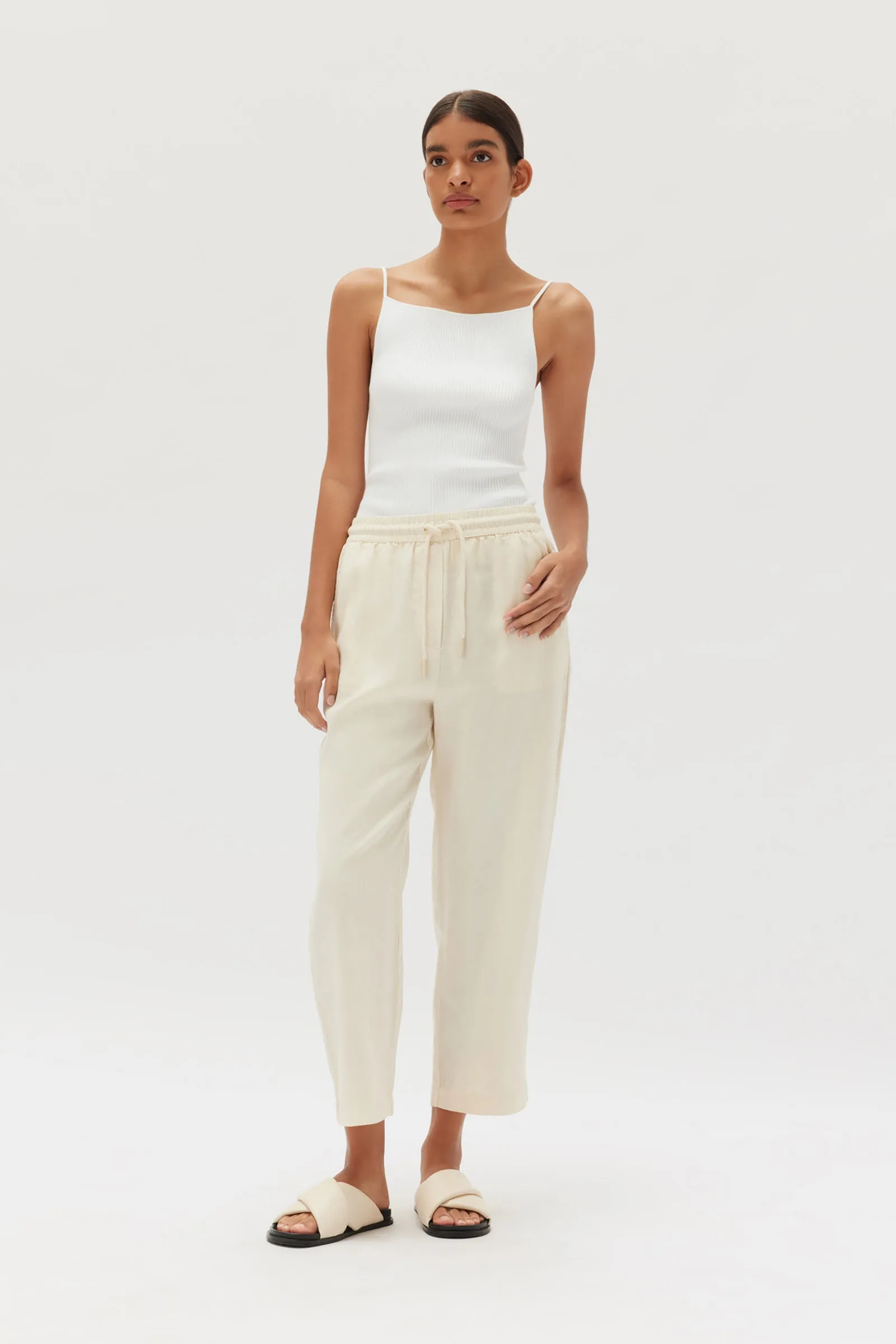 Ami Linen Pant