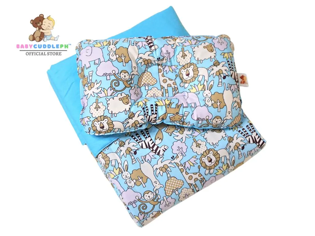 Animal Kingdom Pastel Blue - Babycuddleph Mom and Baby Set