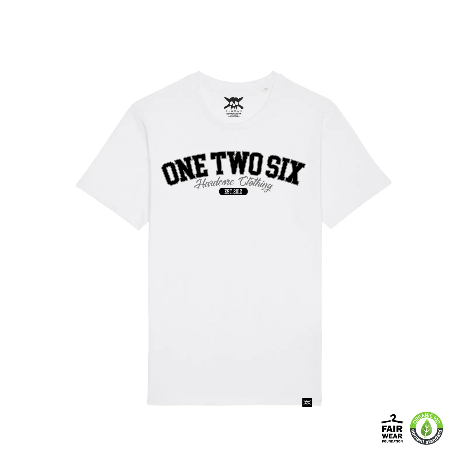 Baseball T-Shirt (White/Organic Cotton)