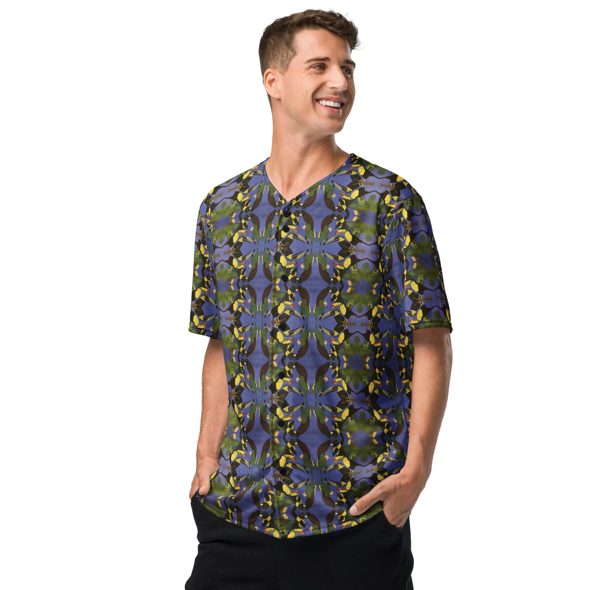 Bird Lovers Men's Recycled Baseball Jersey