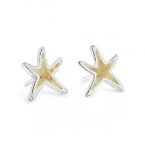 Dune Jewelry Delicate Starfish Shaped Stud Earrings