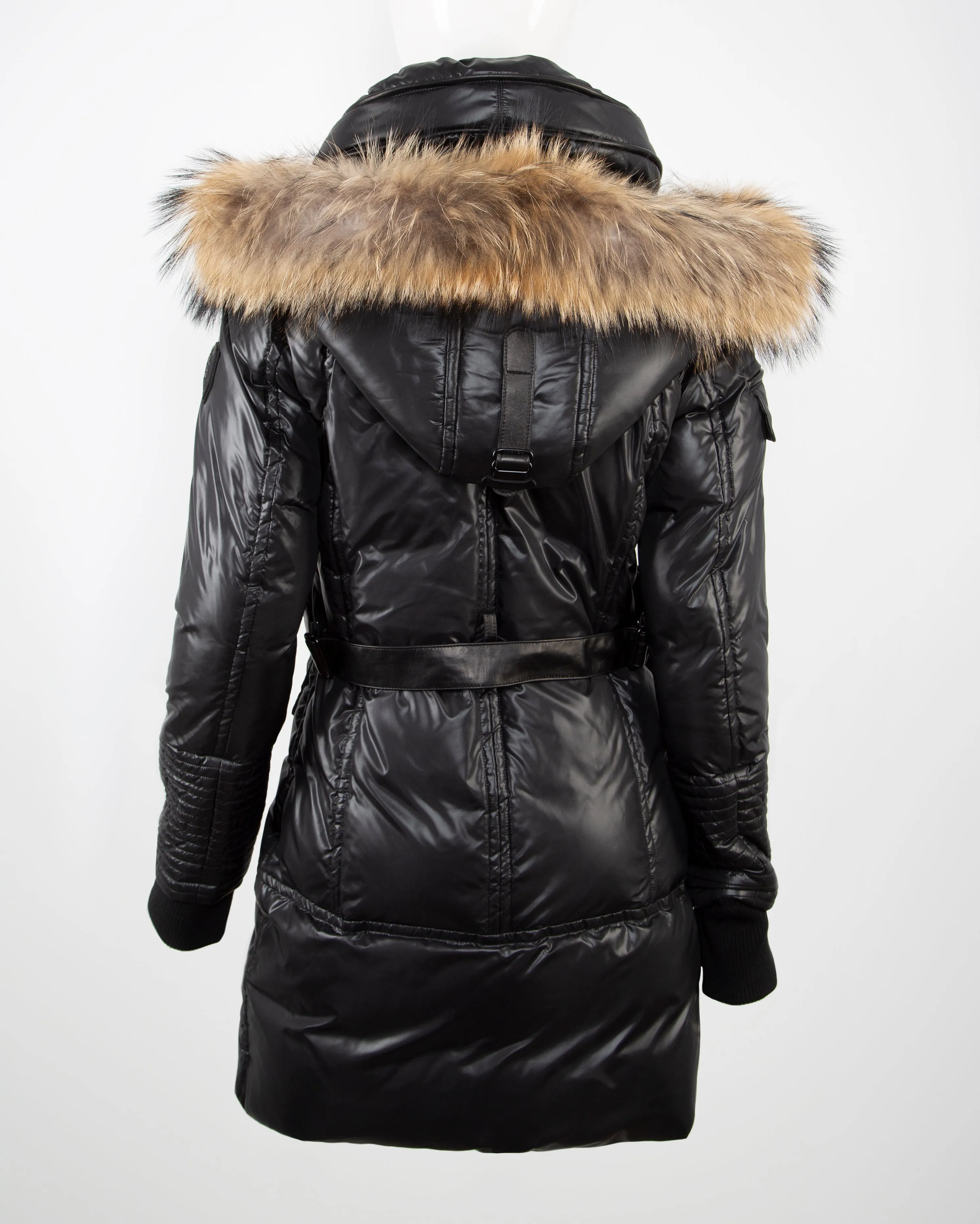 GELLERY Down Jacket With Fur Trim