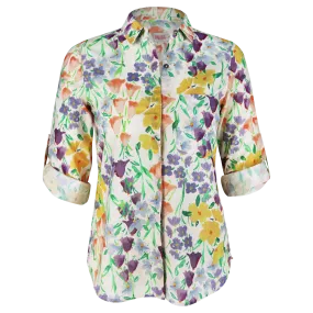 IS Kelly CB Mauve Floral Shirt