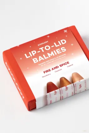 lip-to-lid balmie set christmas edition