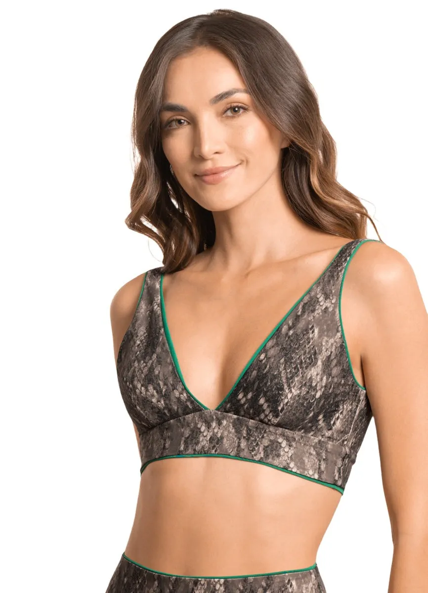 Maaji Forest Paradisus Long Line Triangle Bikini Top