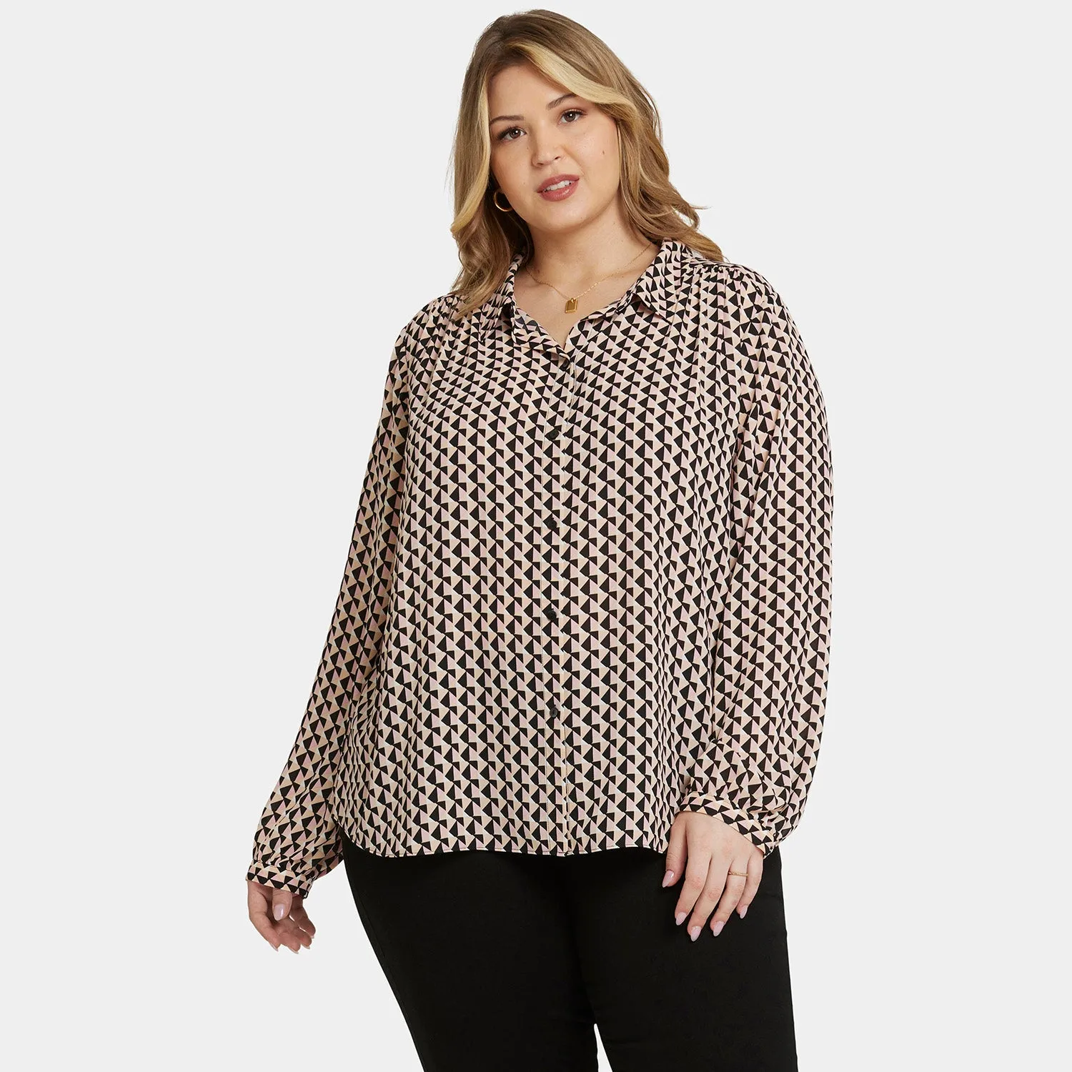 Modern Blouse In Plus Size - Corinth Peaks