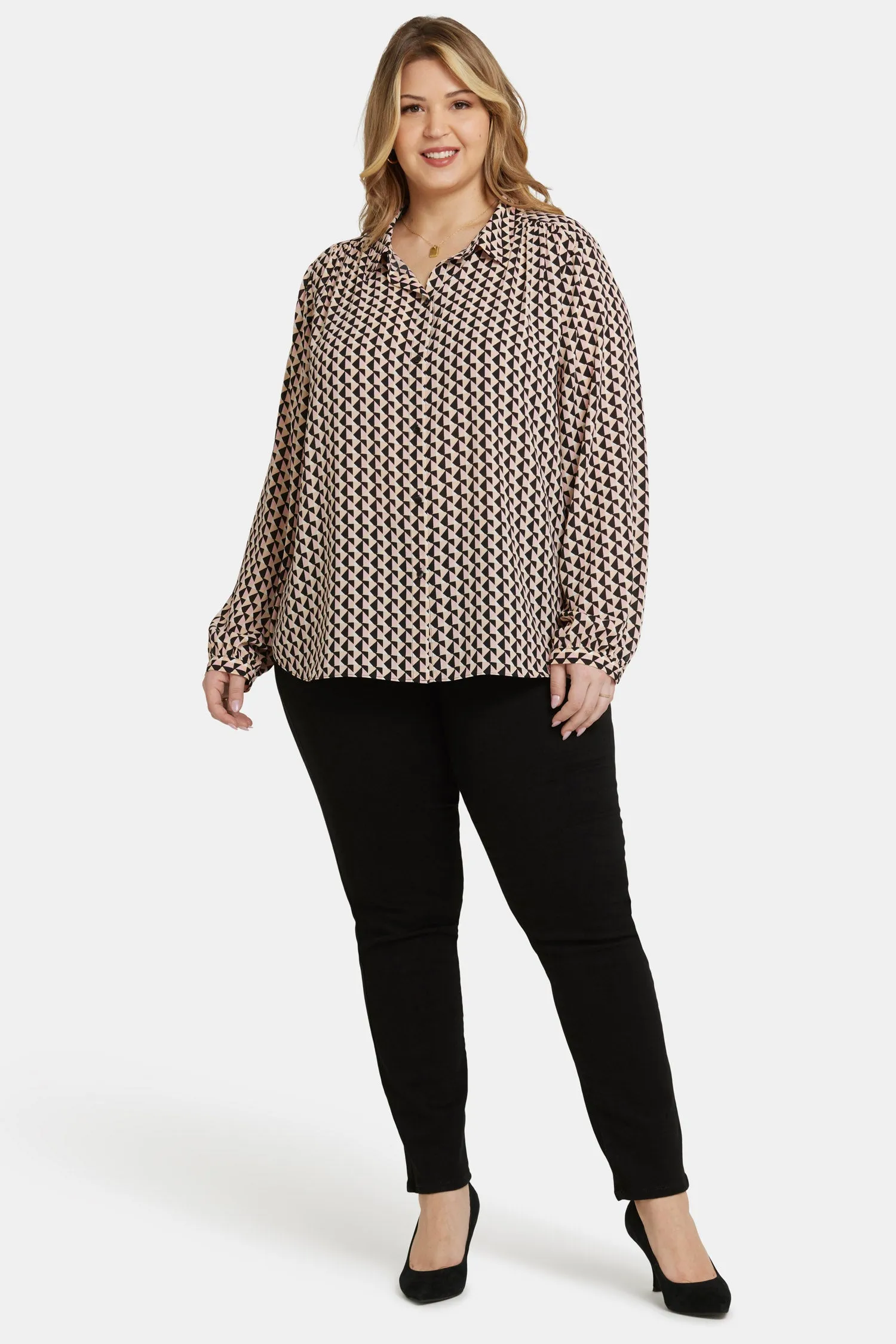 Modern Blouse In Plus Size - Corinth Peaks