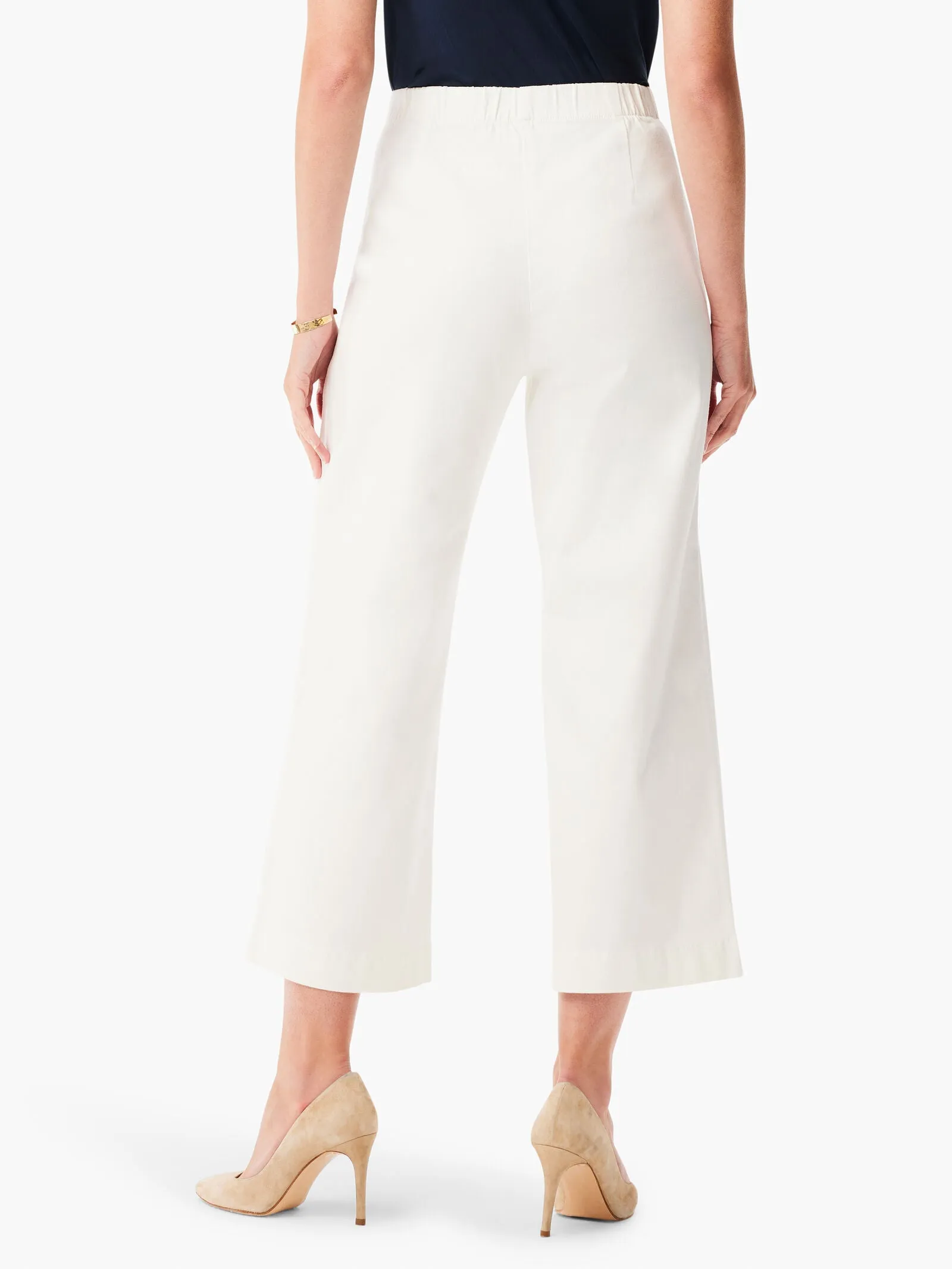 Nic   Zoe All Day Slim Wide Crop Pant