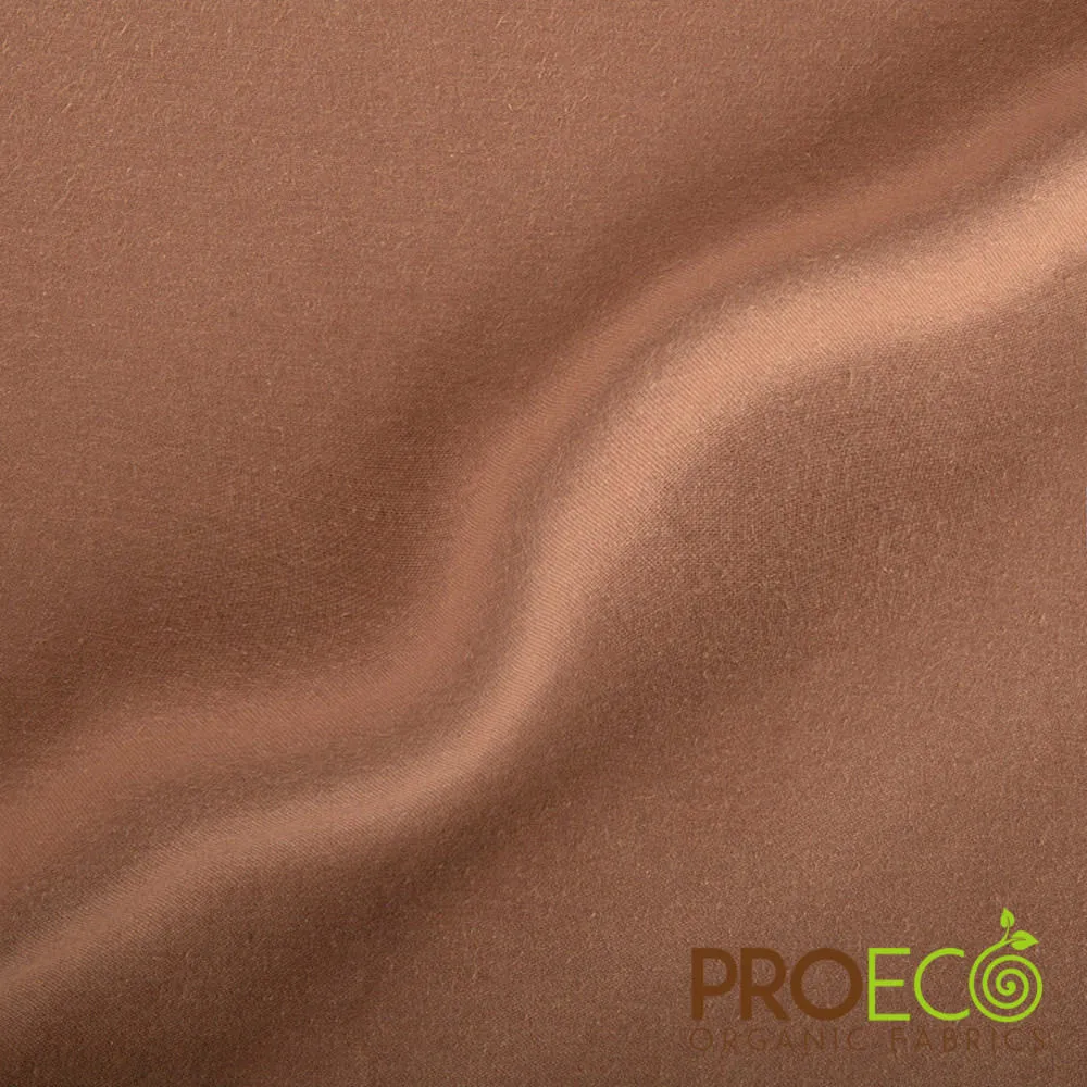 ProECO® Organic Cotton Twill Sateen Fabric (W-610)