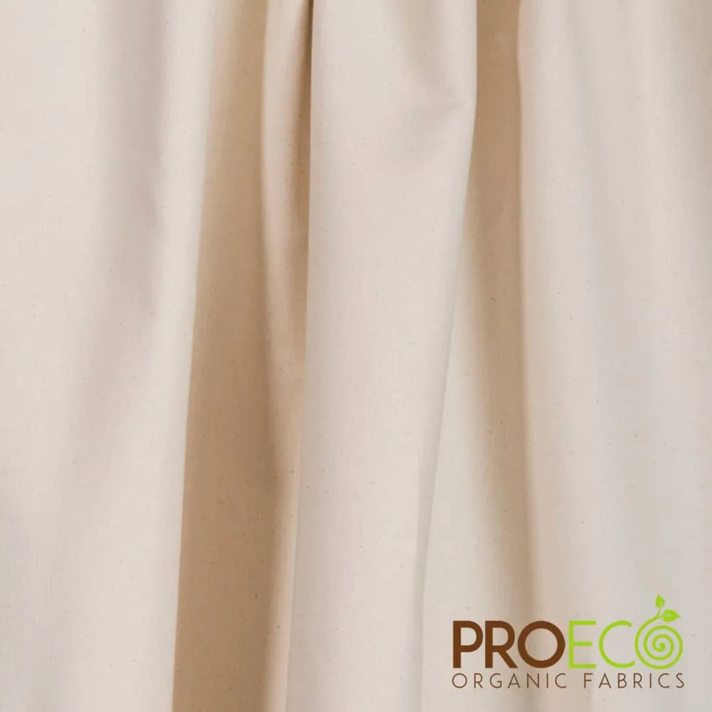 ProECO® Organic Cotton Twill Sateen Fabric (W-610)