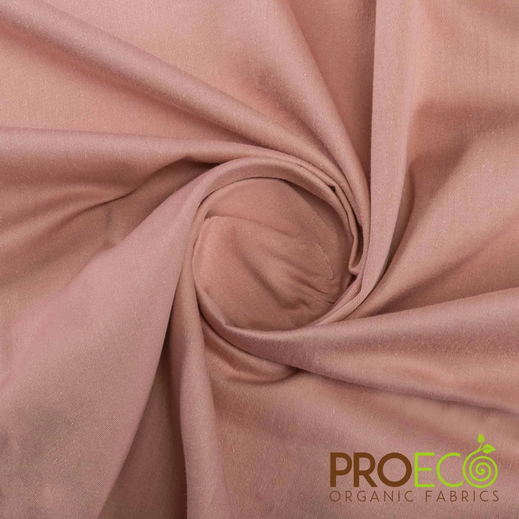 ProECO® Organic Cotton Twill Sateen Fabric (W-610)