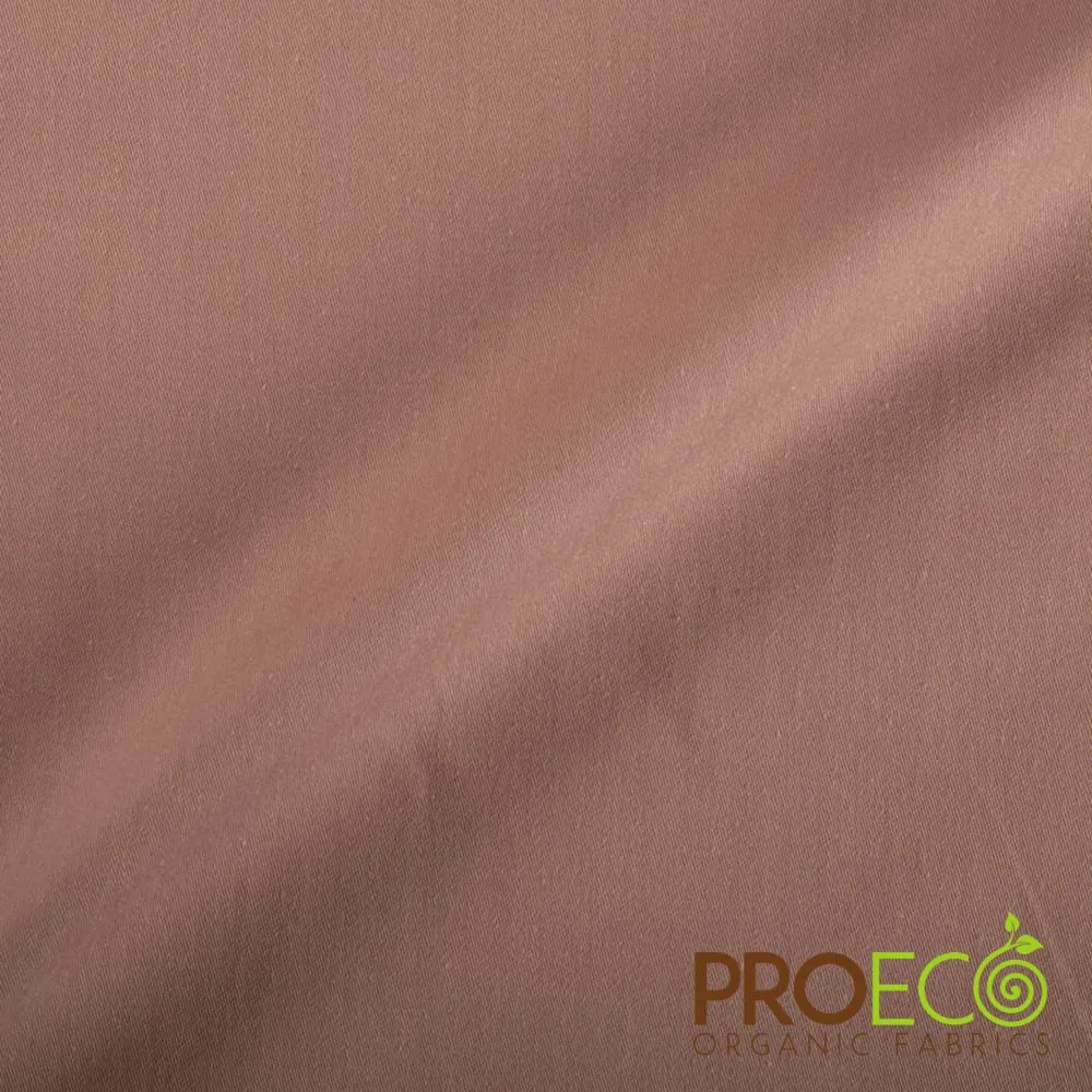 ProECO® Organic Cotton Twill Sateen Fabric (W-610)