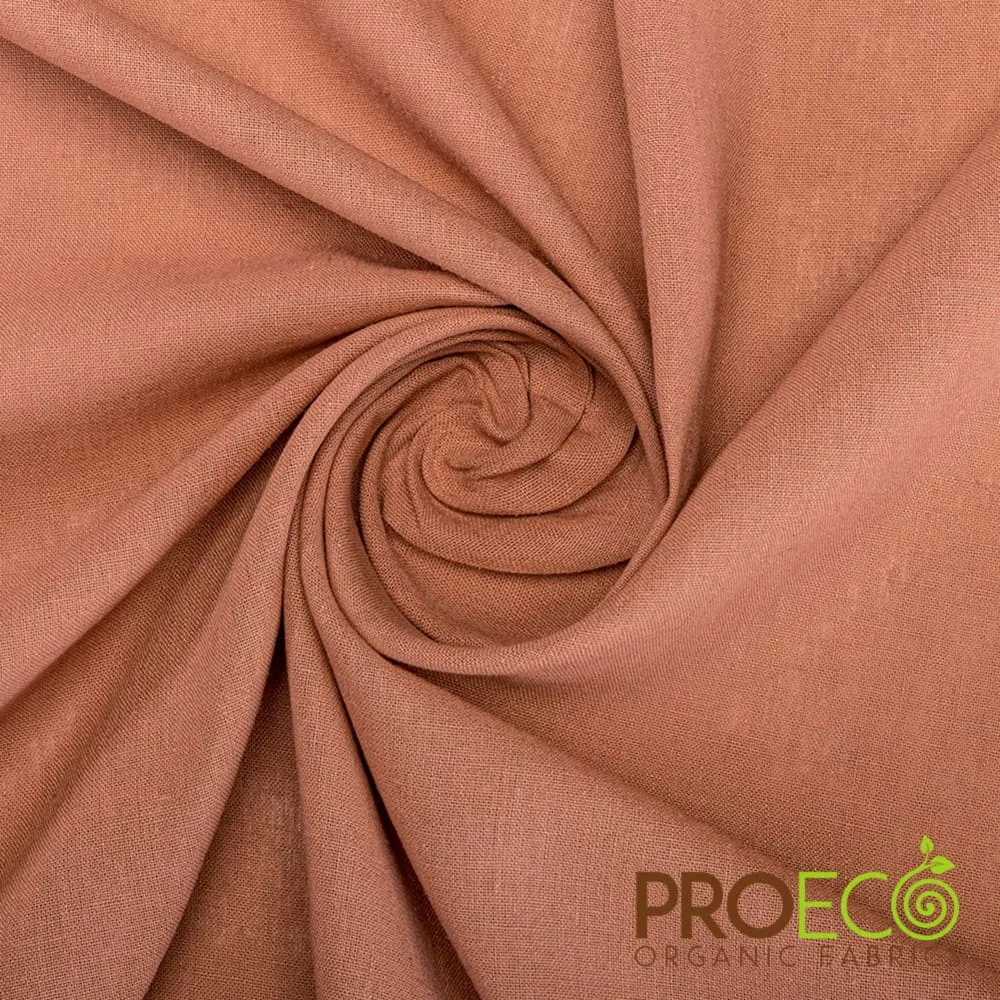 ProECO® Organic Linen Silver Fabric (W-596)