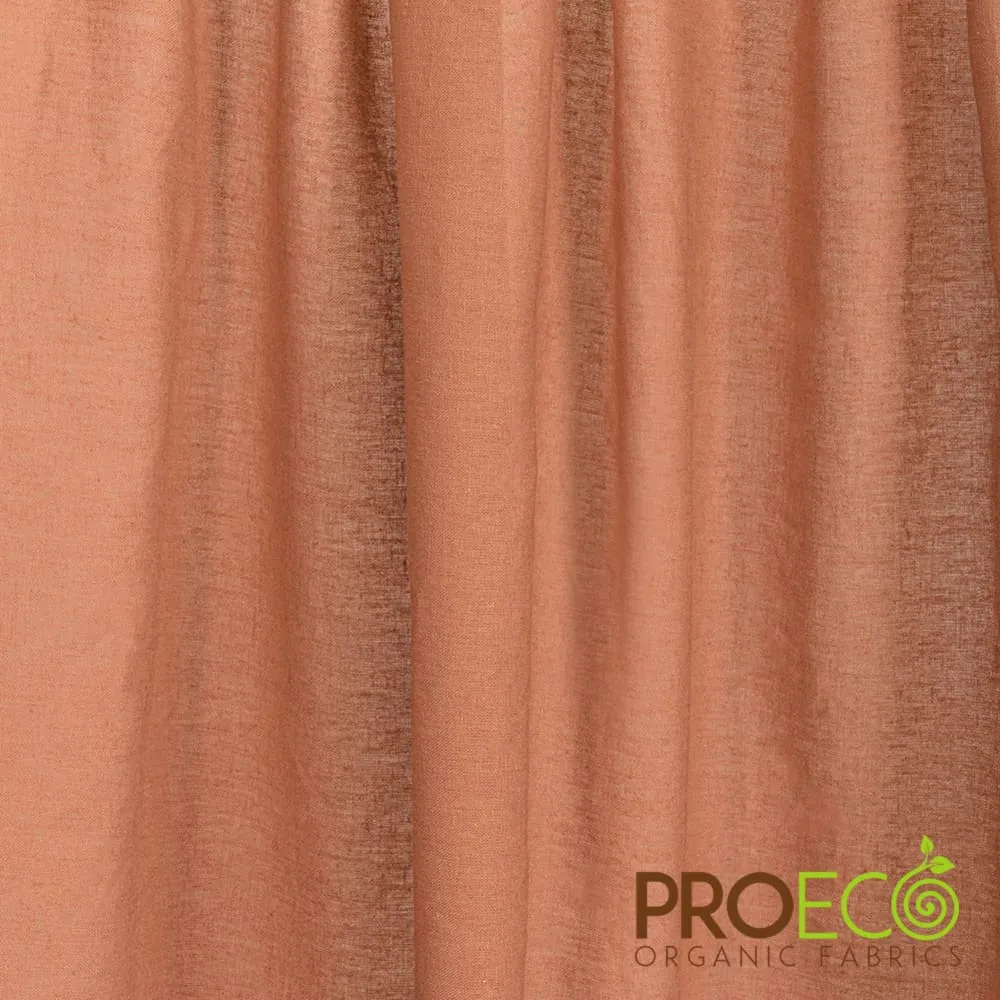 ProECO® Organic Linen Silver Fabric (W-596)