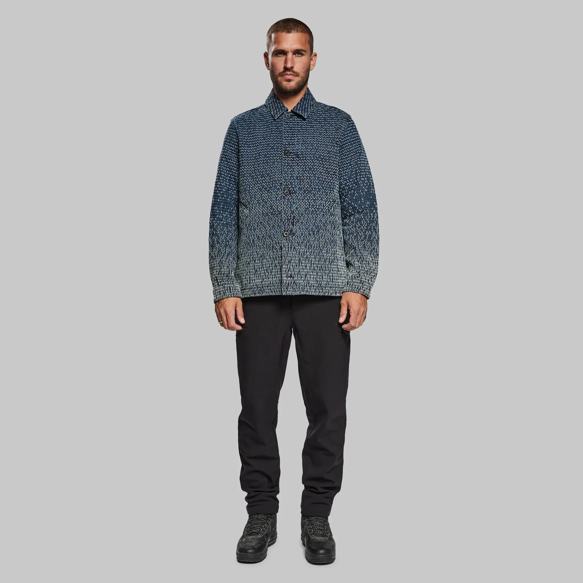 Sashiko Chore Jacket. Blue edition