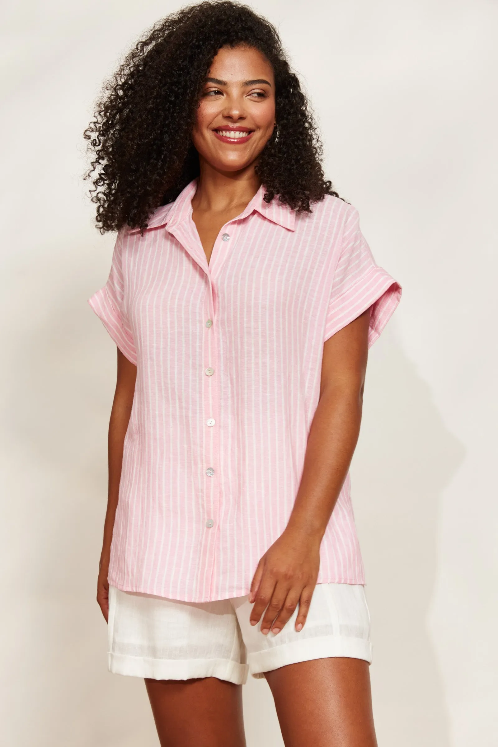 Sojourn Stripe Shirt - Cameo