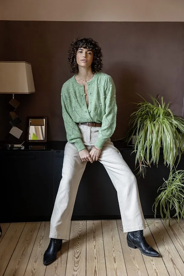 The Kunis Linen Pant - Sand Melange - PLUS