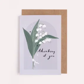 Thinking Of You Greeting Card - Flowers