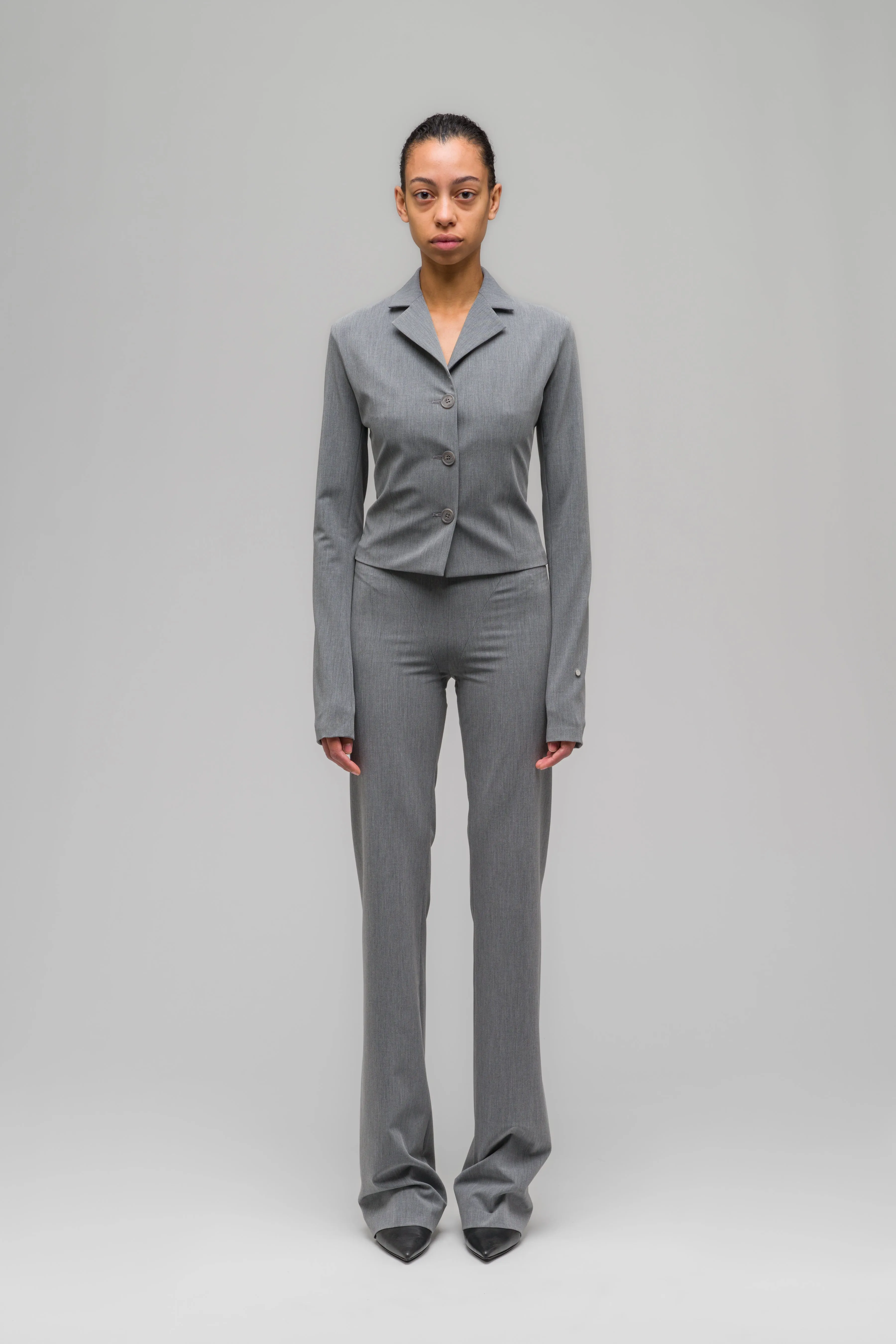 TRAPEZE TOO-TIGHT WOOL SUIT JACKET