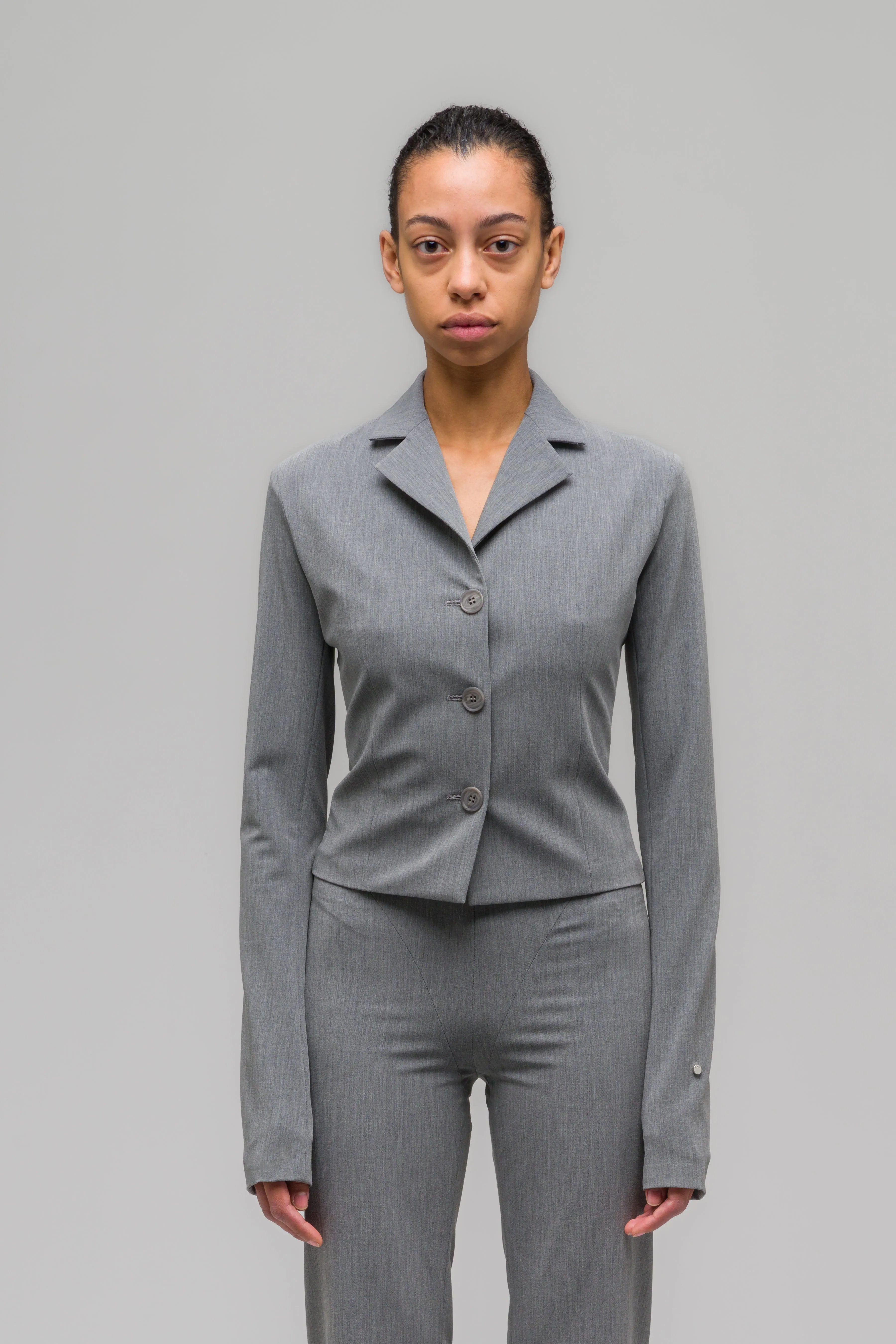 TRAPEZE TOO-TIGHT WOOL SUIT JACKET