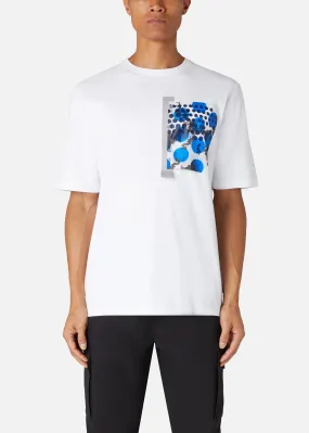 TRIPLE SPOT OFF-CUT PKT TEE WHITE