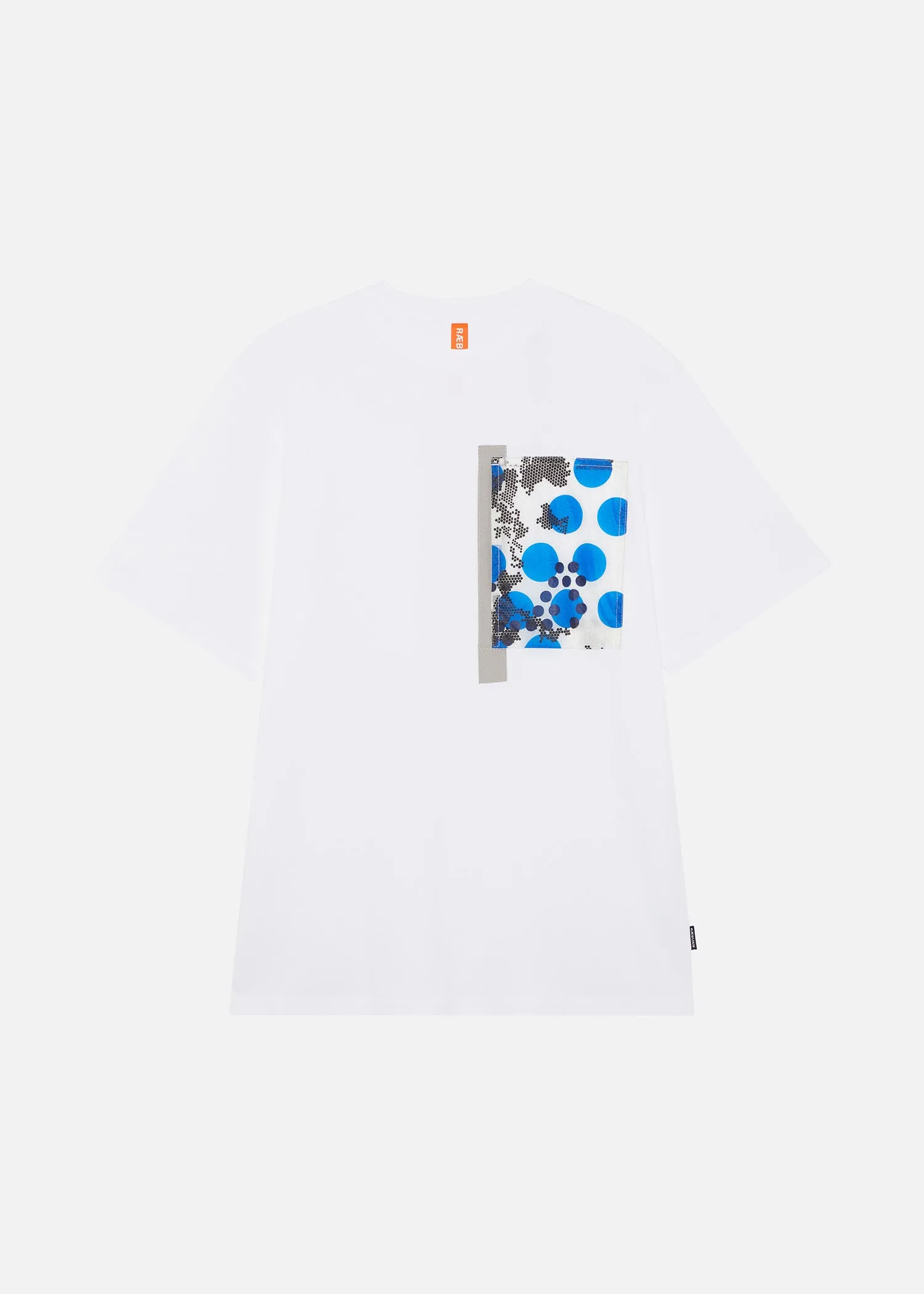 TRIPLE SPOT OFF-CUT PKT TEE WHITE