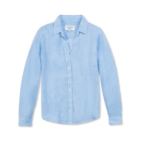 Twig Linen Shirt - Blue Chambray