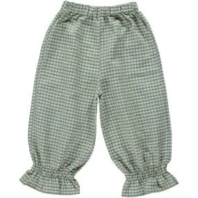 UMA PANTS - Green Gingham