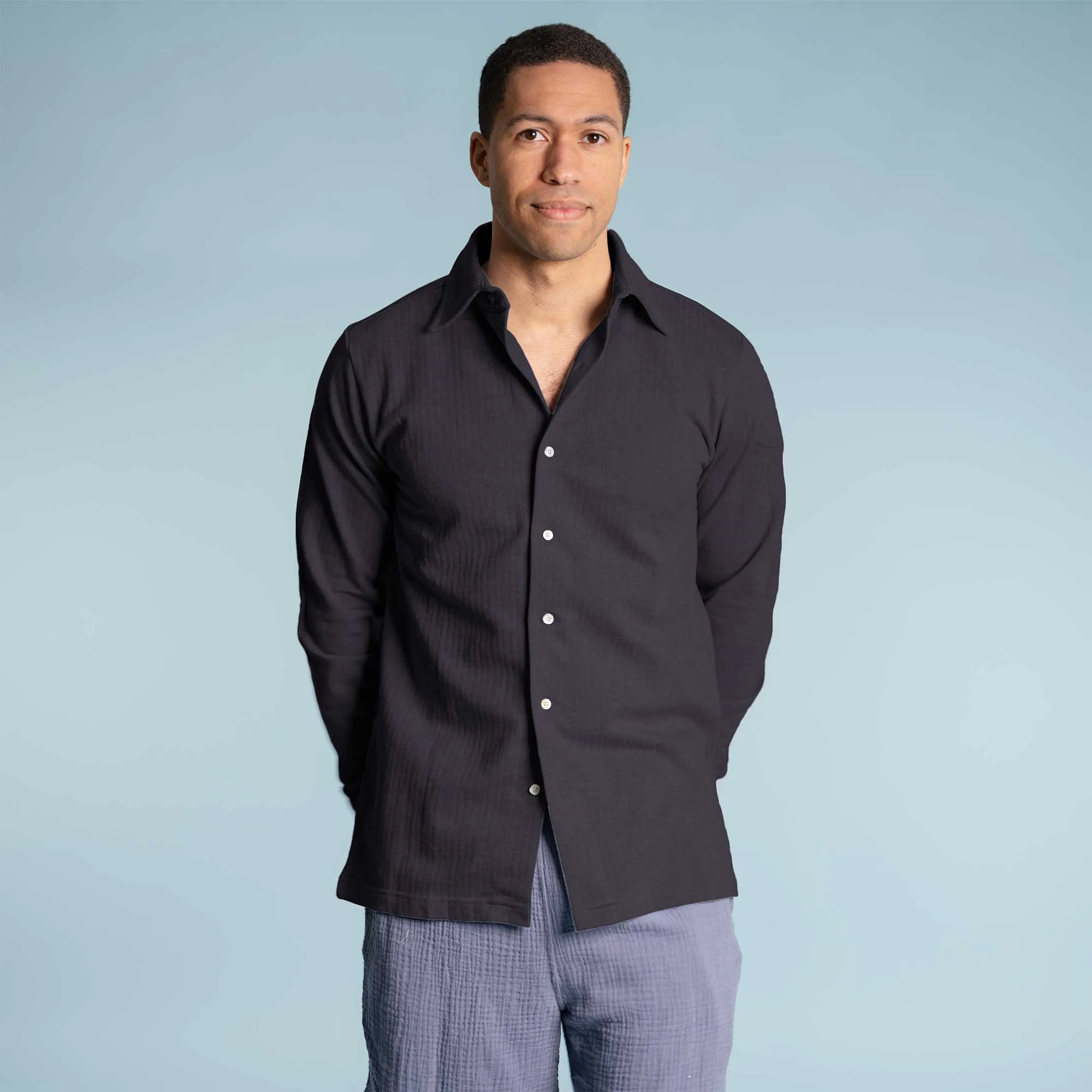 URBAN SOPHISTICATE 100% Organic Cotton Knit Over/Shirt (Unisex) (Closeout) (Final Sale)